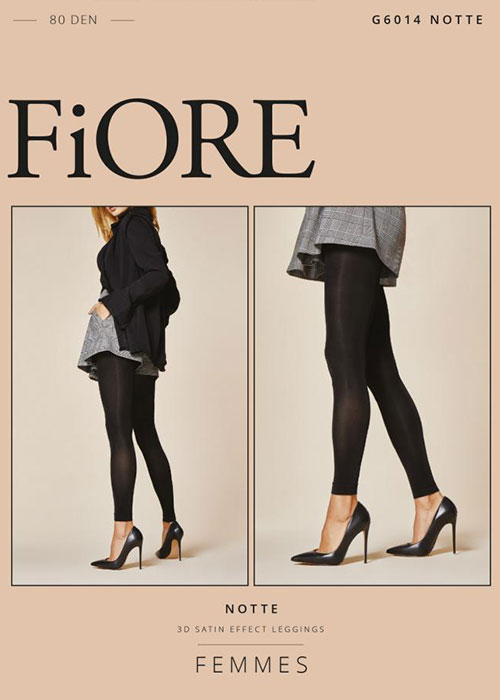 Fiore Notte 80 Footless Tights BottomZoom 3