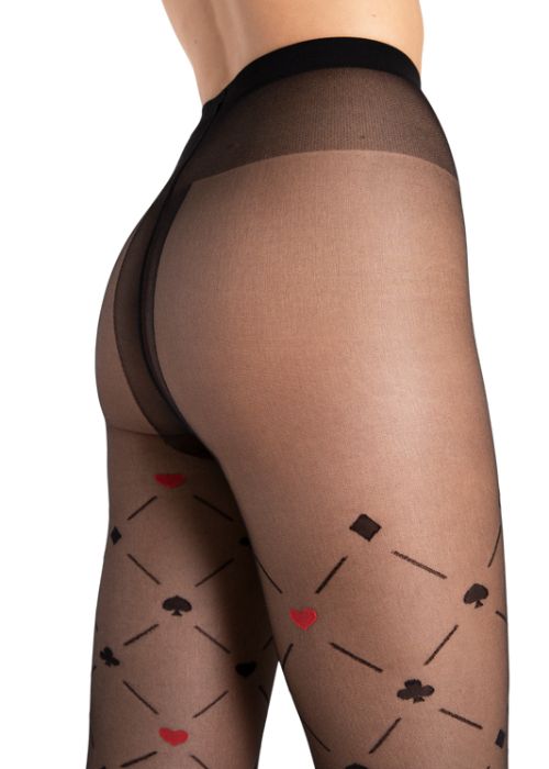 Fiore Poker Patterned Tights BottomZoom 2