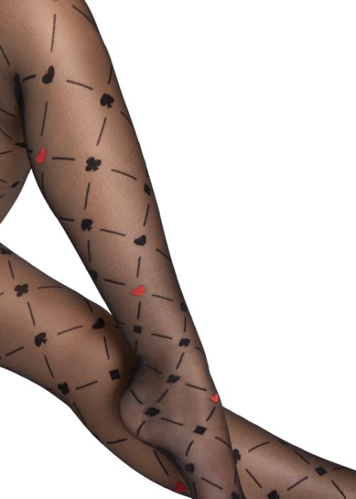 Fiore Poker Patterned Tights image