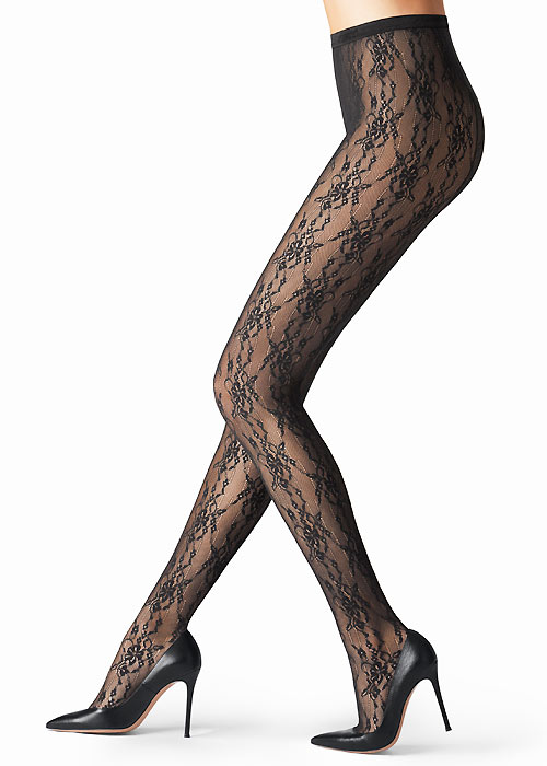 Fogal Romantic Net Tights SideZoom 2