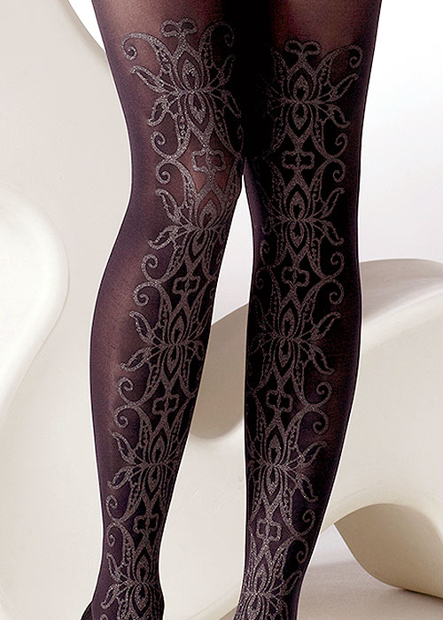 Gipsy Ornate Sparkle Front Detail Tights BottomZoom 2