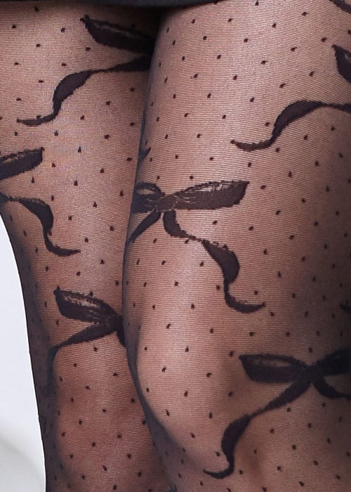 Gipsy Polka Dot Bow Tights image
