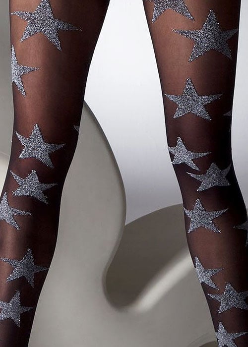 Gipsy Sheer Sparkle Star Tights In Stock At UK Tights