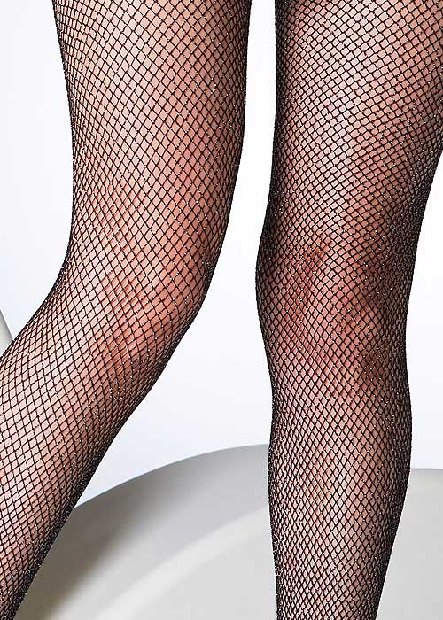 Gipsy Sparkle Mock Fishnet Tights SideZoom 2