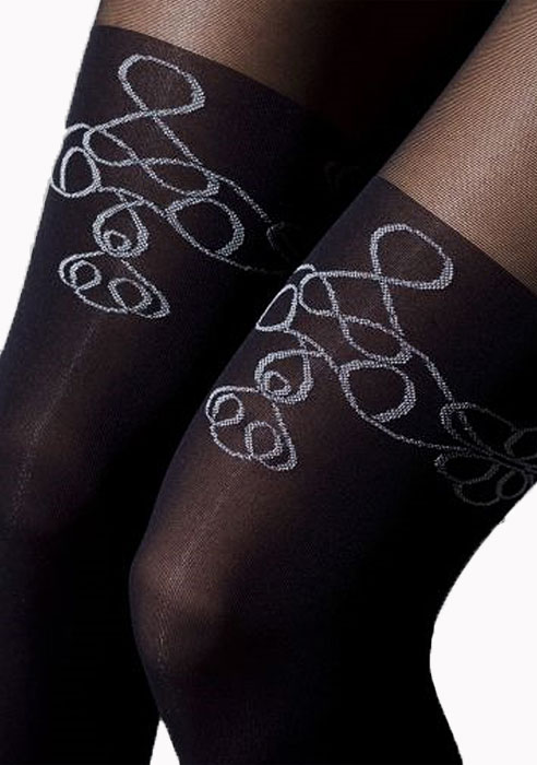 Gipsy Mock Stocking Lace Tights SideZoom 2