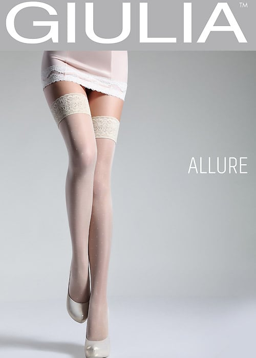 Giulia Allure Plumetis Lace Top Hold Ups N.6 image