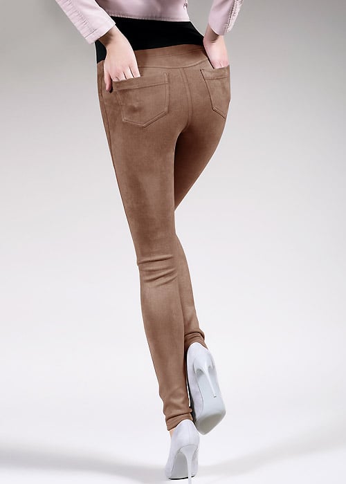 Giulia Leggy Fashion Suede Feel Pants N.1 SideZoom 2