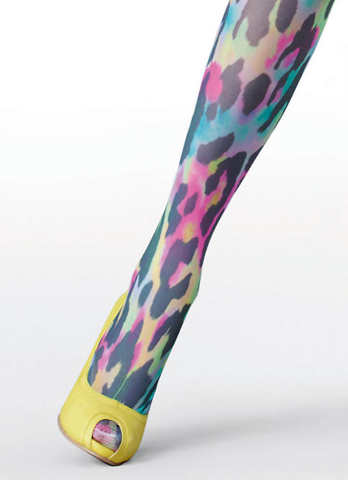 Hudson Printed Animal Tights SideZoom 2