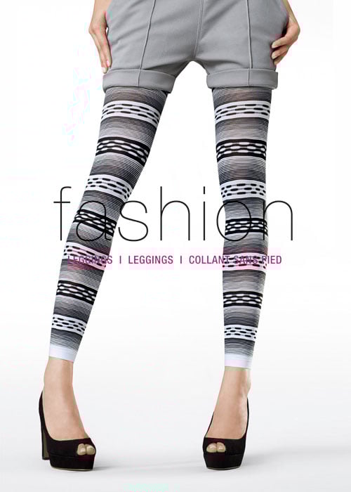 Hudson Black And White Leggings image