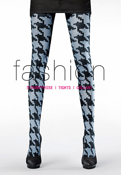 Hudson Fancy Pattern Tights SideZoom 2