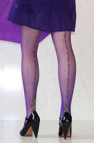 Jonathan Aston Animal Backseam Tights image