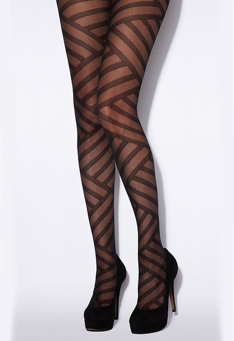 JA by Jonathan Aston Diagonal Stripe Tights image