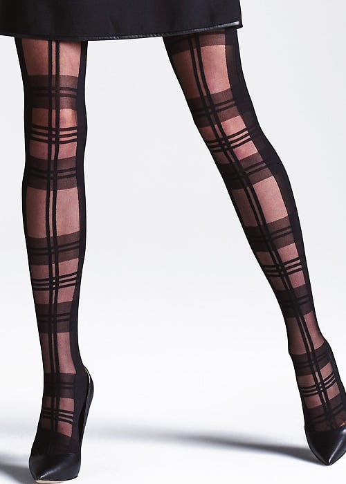 Jonathan Aston Checkers Tights SideZoom 2