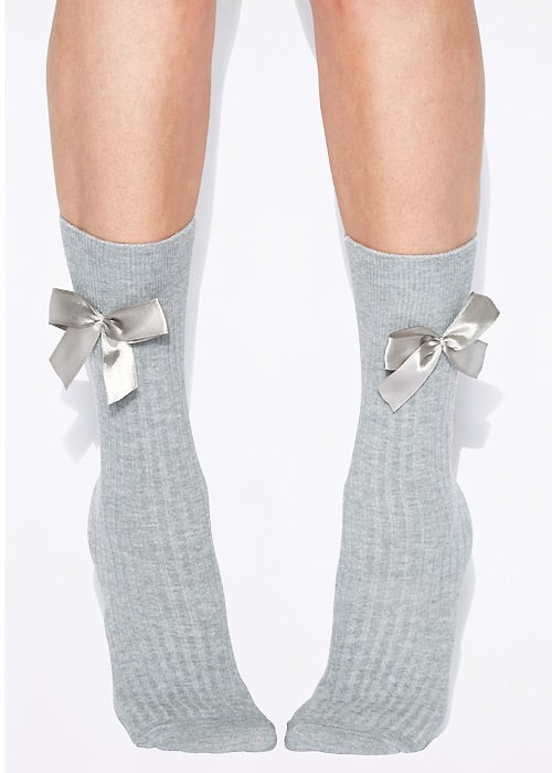 Jonathan Aston Crystal Bow Ankle Socks image