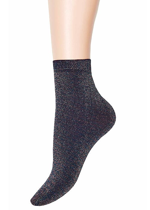 Jonathan Aston Multi Coloured Lurex Anklet image