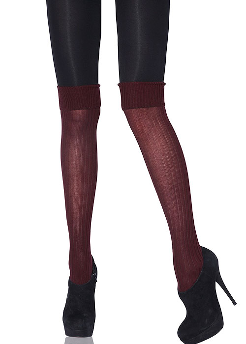 Jonathan Aston Polar Mock Over The Knee Sock Tights SideZoom 2