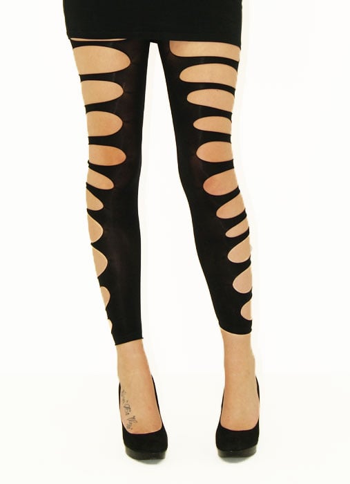 JA by Jonathan Aston Slash Leggings SideZoom 2