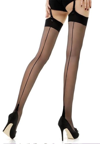 Jonathan Aston Seam And Heel Stockings SideZoom 3