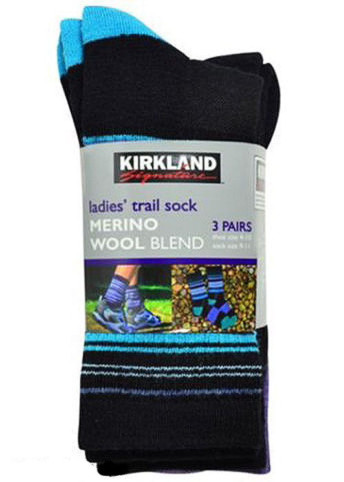 Kirkland Signature Ladies Trail Socks (3PP)  BottomZoom 1