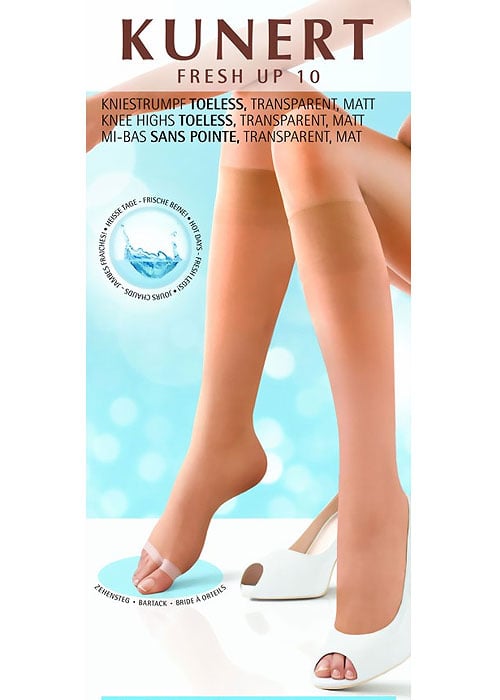 Kunert Fresh Up 10 Toeless Knee Highs image