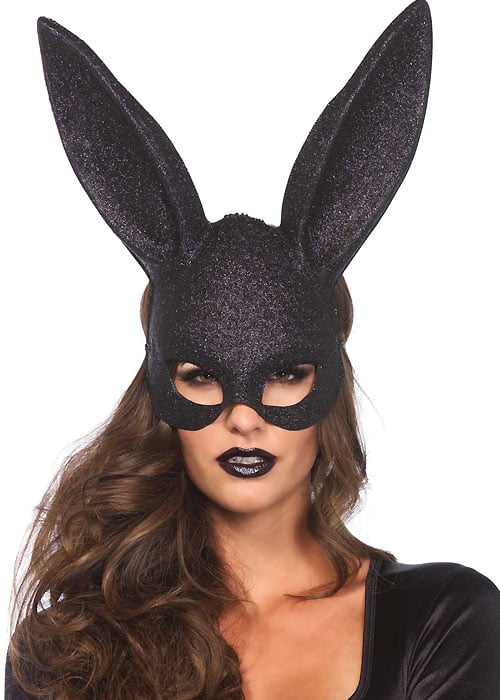 Leg Avenue Glitter Masquerade Rabbit Mask Zoom Image