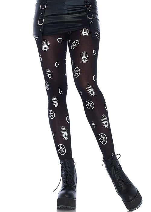 Leg Avenue Mystical Symbol Tights image