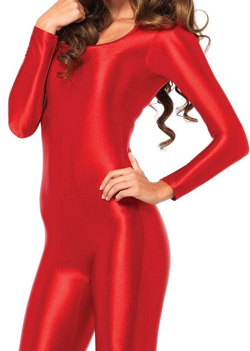 Leg Avenue Shiny Spandex Catsuit SideZoom 2