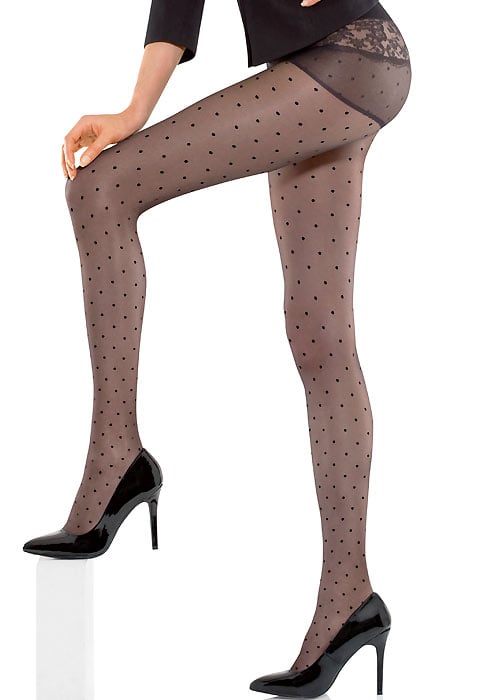 Le Bourget Allure Dentelle Romance Tights SideZoom 2