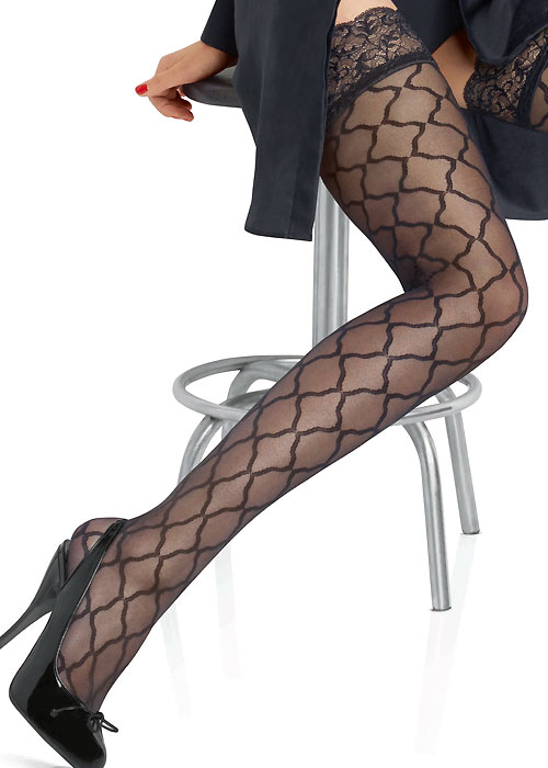 Le Bourget Allure Micro Tulle Hold Ups SideZoom 2