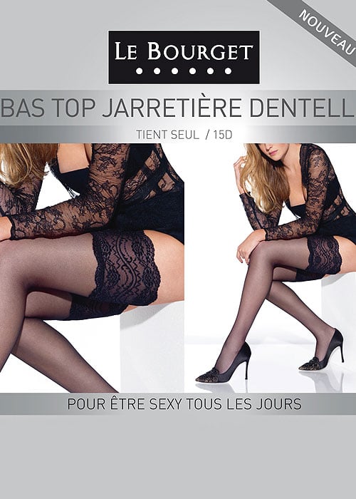 Le Bourget Jarretiere Dentelle Hold Ups
