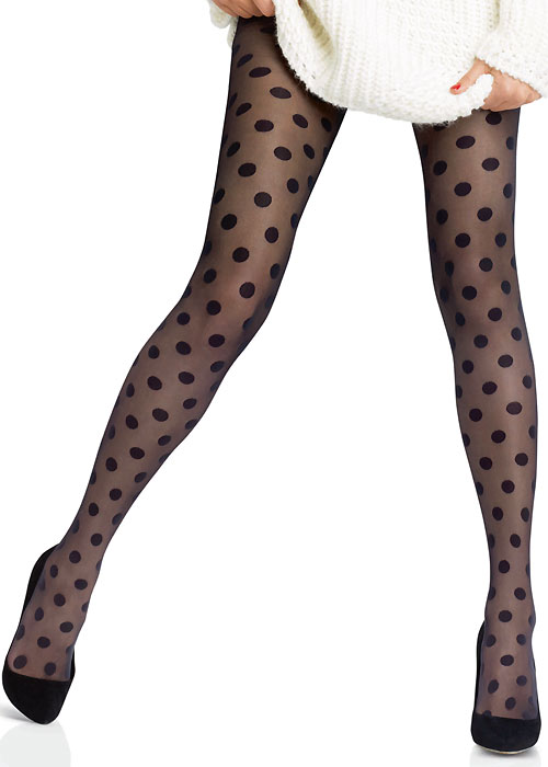 Le Bourget Legendaire Sheer Spot Tights SideZoom 2