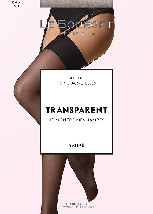 Le Bourget Transparent Satine 15 Denier Stockings