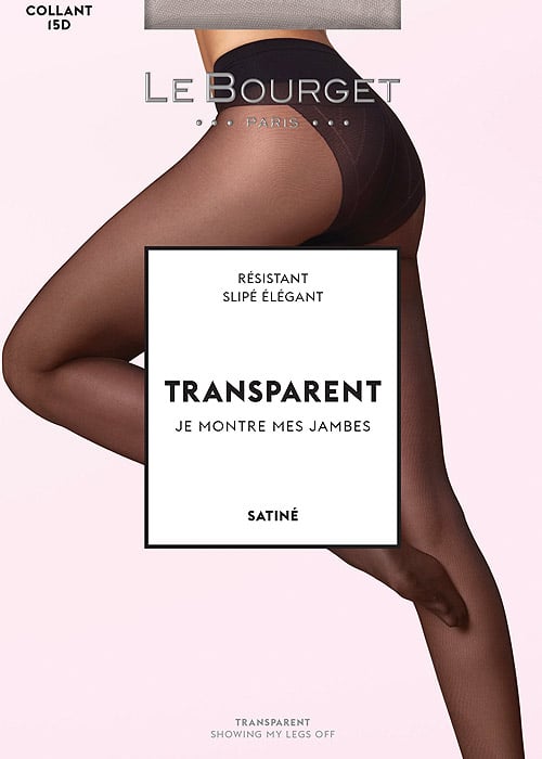 Le Bourget Transparent Satine 15 Denier Tights