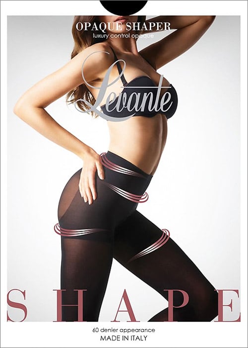 Levante Opaque Shaper Control Top Tights  image