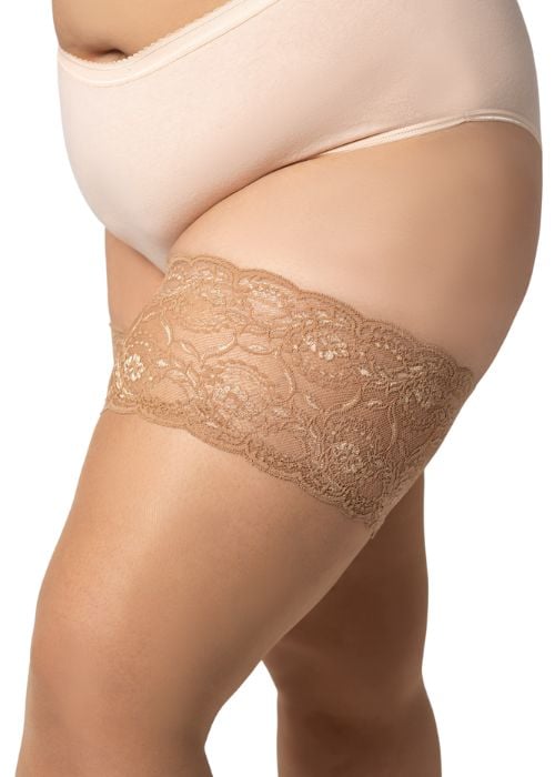 Mona Divine 30 Denier Lace Top Hold Ups image