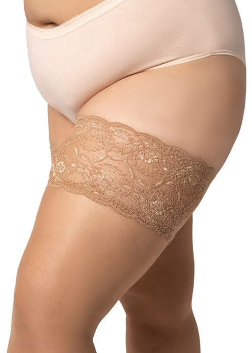 Mona Divine 30 Denier Lace Top Hold Ups SideZoom 3