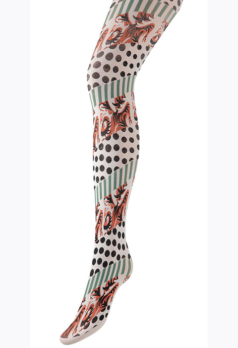 Miss Oroblu Pattern Tights SideZoom 2