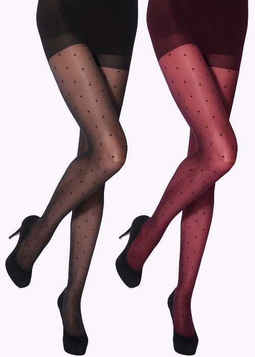 Mary Portas And Charnos Spotty Shaper Tights