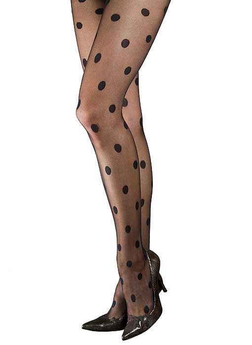 Moulin Rouge Dot Sheer Tights