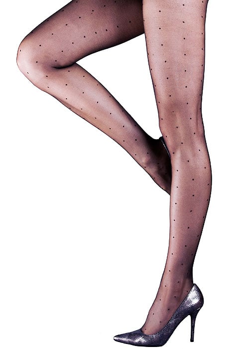 Moulin Rouge Plumetis Dot Sheer Tights SideZoom 3