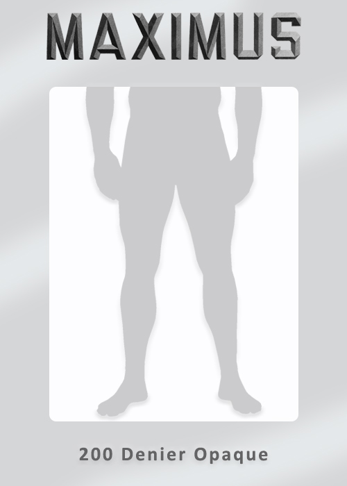 Maximus Mens 200 Denier Opaque Tights