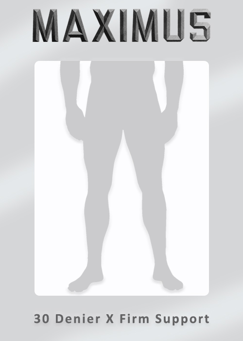 Maximus Mens 30 Denier Extra Firm Support Tights