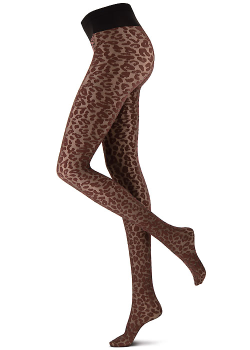 Oroblu Abstract Bicolor Leopard Tights BottomZoom 2