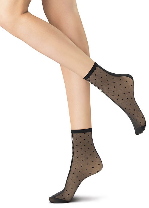 Oroblu Abstract Embellished Silver Line Socks image