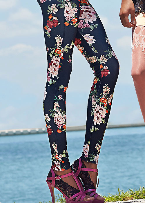 Oroblu Bouquet Leggings SideZoom 2