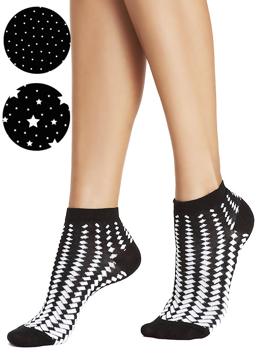Oroblu Contrast Socks 3 Pair pack image