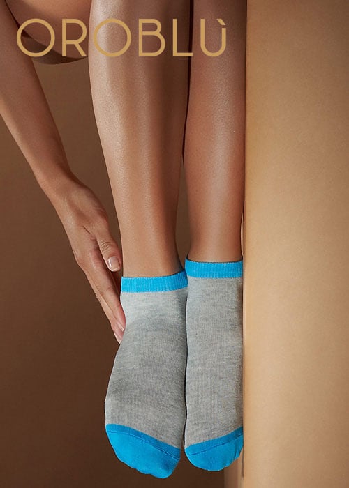 Oroblu Fine Cotton Joyful Socks 3 Pair Pack image