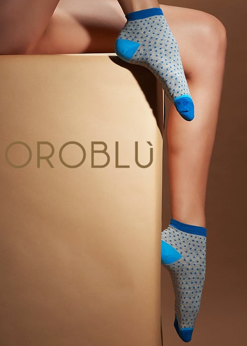 Oroblu Fine Cotton Joyful Socks 3 Pair Pack image