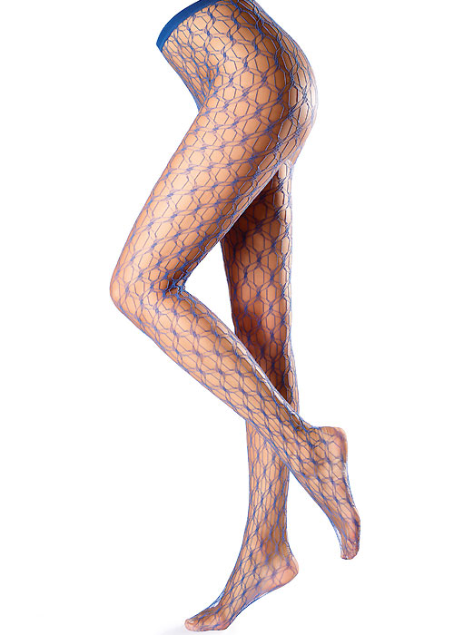 Oroblu Fishnet Knot Fashion Tights SideZoom 2