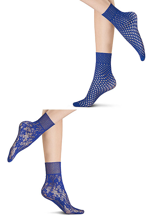 Oroblu Fishnet Mix Socks 2PP image